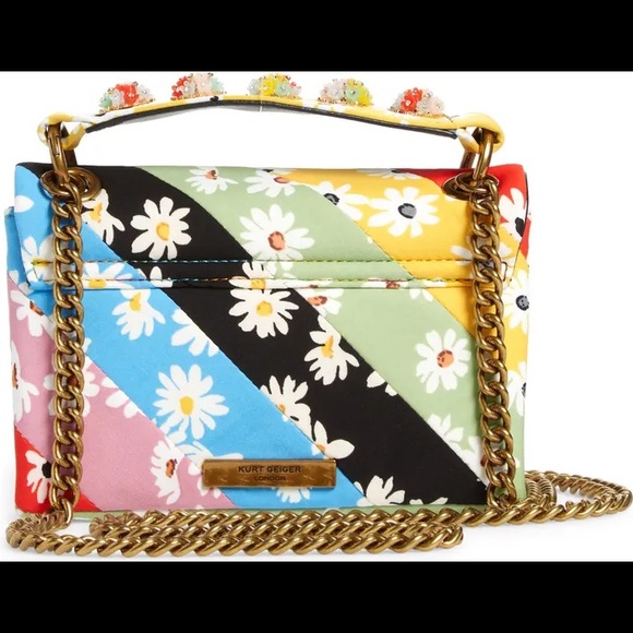 KURT GEIGER Fabric Mini Kensington Crossbody - Picture 3 of 7